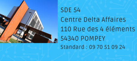SDE54 a déménagé !